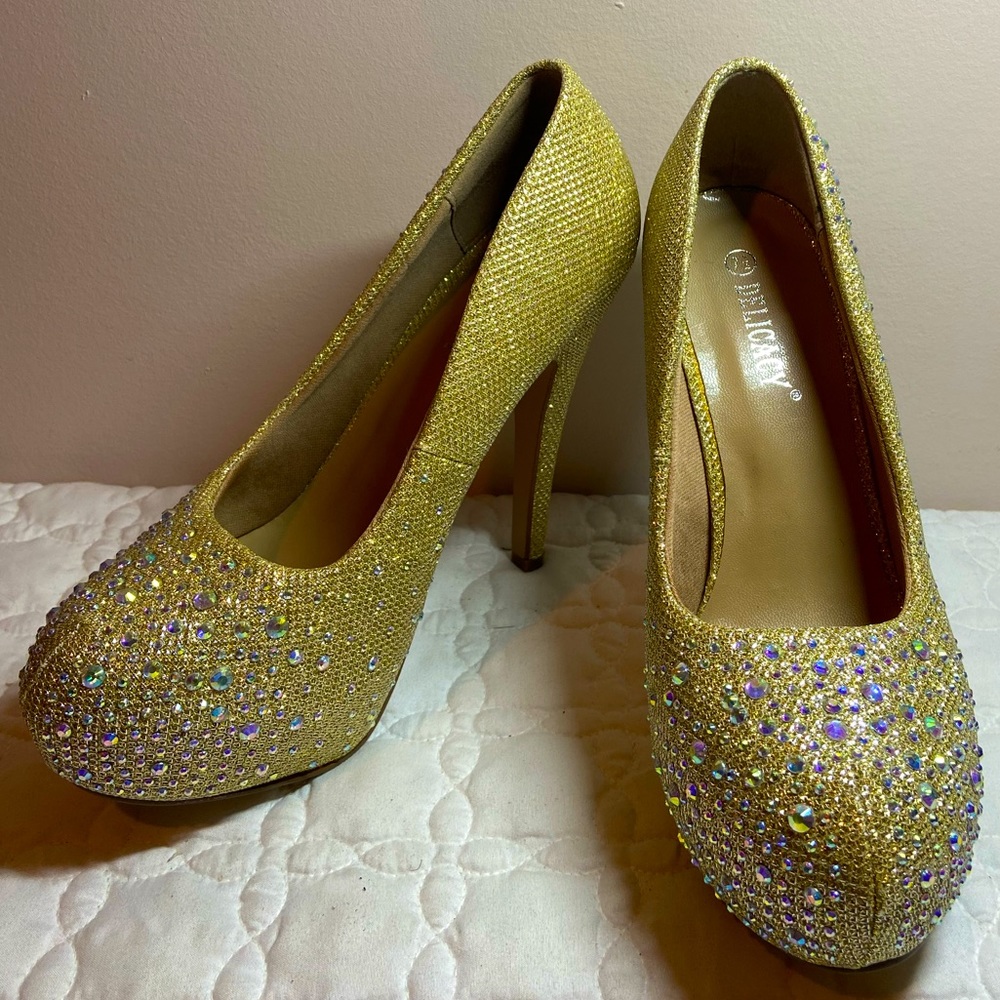 Delicacy 5 inch platform heels